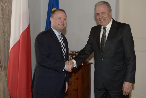 Visit by Dimitris Avramopoulos to Malta