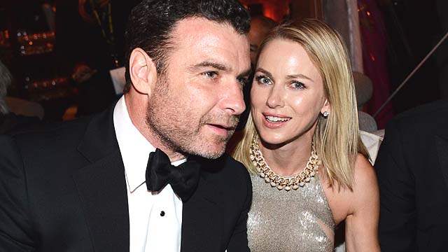 BEVERLY HILLS, CA - JANUARY 12: Liev Schreiber and Naomi Watts attends The Weinstein Company & Netflix's 2014 Golden Globes After Party presented by Bombardier, FIJI Water, Lexus, Laura Mercier, Marie Claire and Yucaipa Films at The Beverly Hilton Hotel on January 12, 2014 in Beverly Hills, California. (Photo by Araya Diaz/Getty Images for The Weinstein Company)